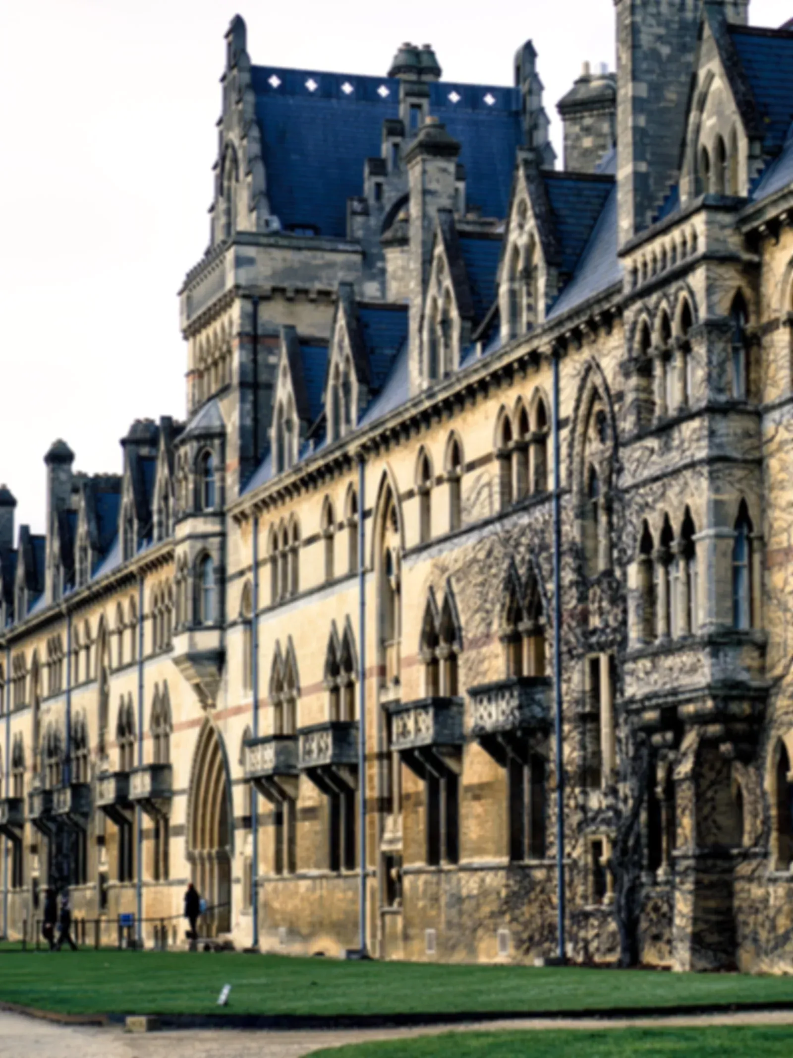 Gothic university buildings in Oxford
